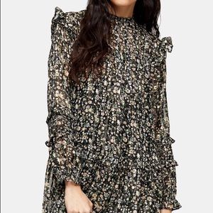 Topshop Pintuck Dress